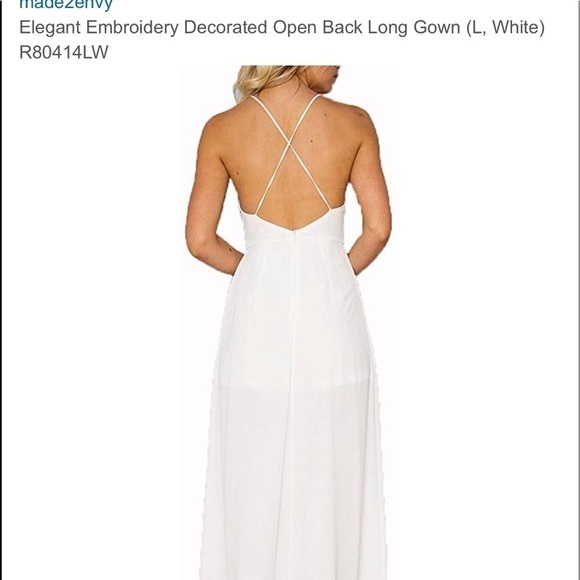 𝅺embroidered Mini with Long Overhang Skirt Dress - Picture 3 of 8